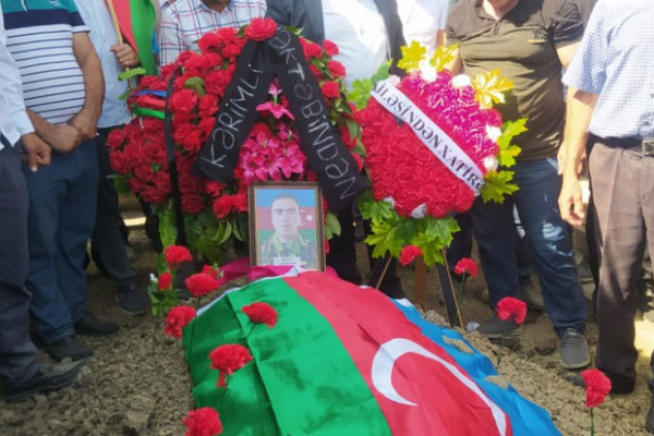Kiçik çavuş Nail Abbasov Oğuzda dəfn edilib